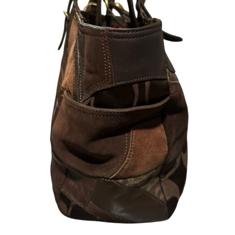 Coach Ocelot Patchwork East-West Tote Bag - Picture 5 of 10